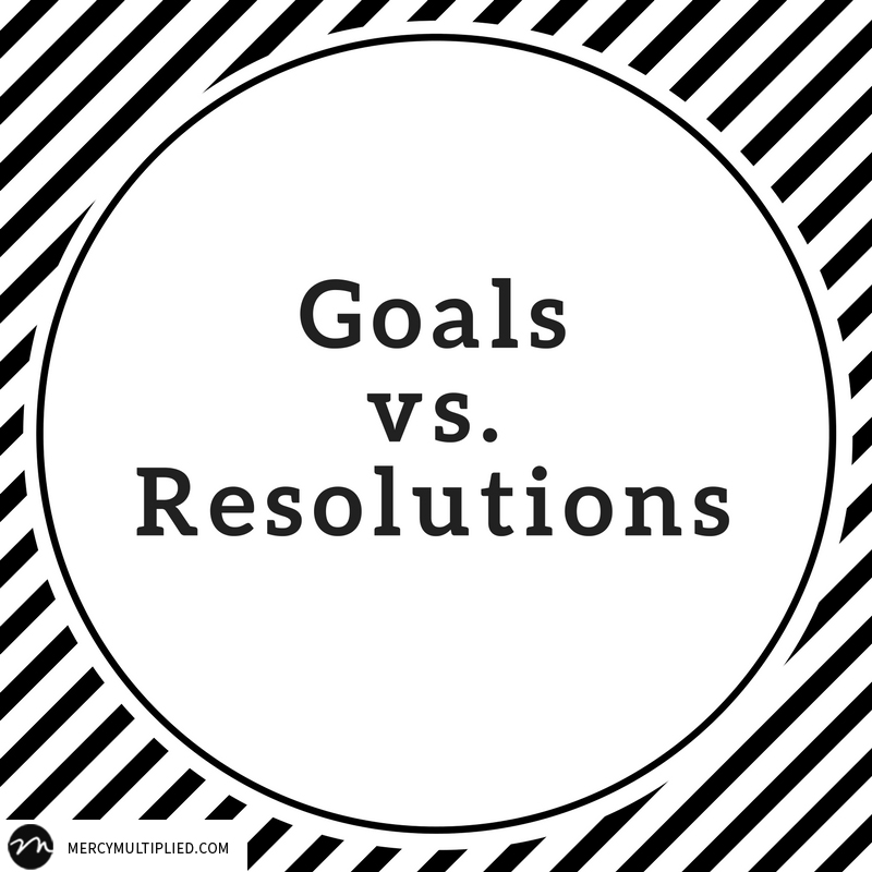 Goals vs. Resolutions