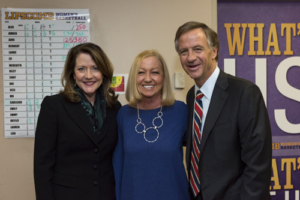 Nancy Alcorn, Mercy’s Founder and President, with Governor Bill Haslam and First Lady Crissy Haslam