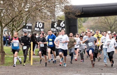 Runners at a Run for Mercy race - 2019 Run for Mercy 5K